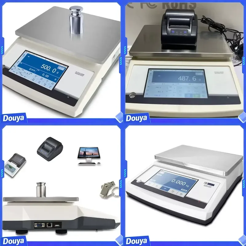7-inch Full-color HD LCD Touchscreen Multi-Function Digital Balance Electronic Gram Scale OEM