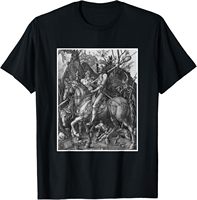 Medieval Knight Death & The Devil Art History Albrecht Durer T-Shirt