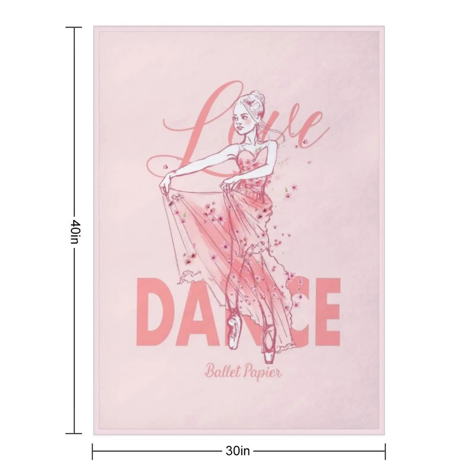 Love Dance Poise Throw Blanket Decoratives Warm Thins valentine gift ideas Heavy Soft Big Blankets