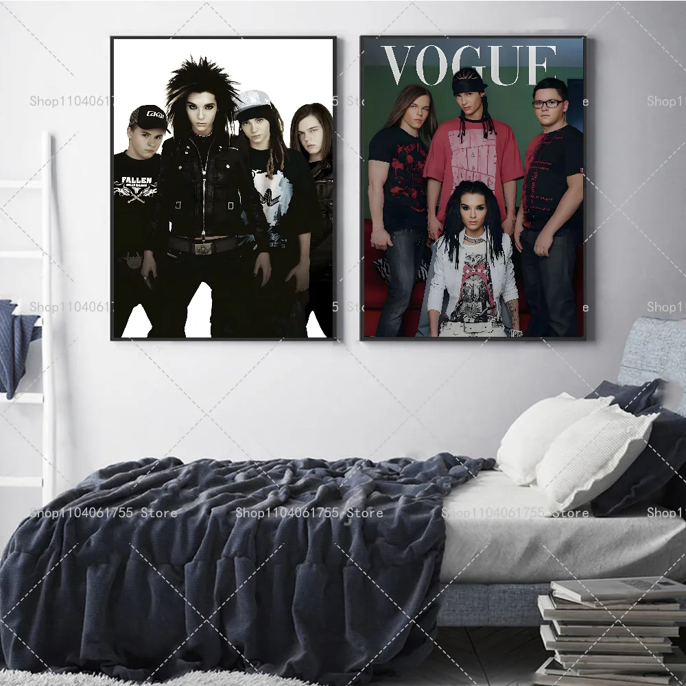 ملصق فندق توكيو من معدن روك باند ، فن ذاتي اللصق ، مقاوم للماء ، ملصق ورقي ، قهوة ، منزل ، بار ، غرفة ، ديكور جداري #3