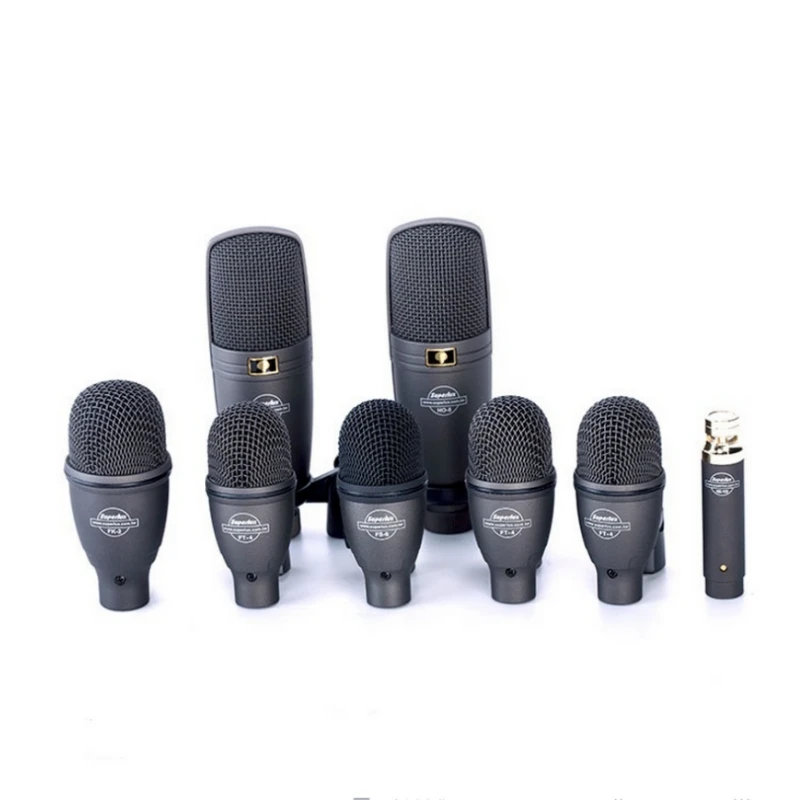 Superlux DRKF5H3 professional drum microphone kit 8 Set microphones for stage performances, studio and percussion