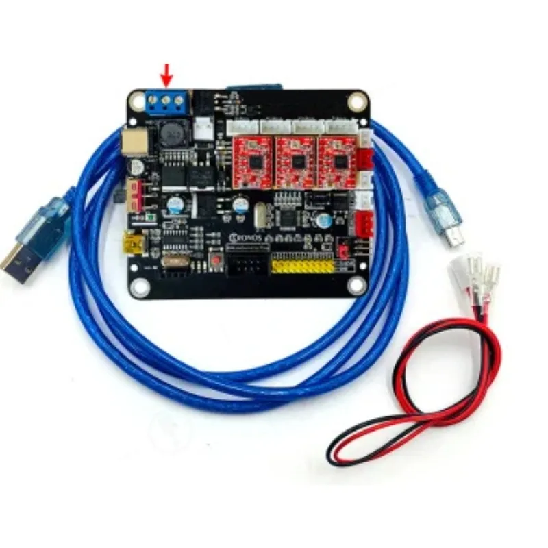 CNC Mini laser engraving machine Controller Board 3 Axis GRBL USB  Laser engraver control V3.3