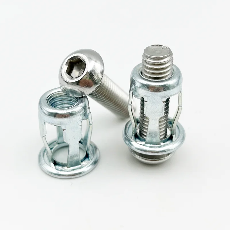 Nietmutter aus Edelstahl 304, Blütenblattform, Schraubenbolzen-Set, Expansion, Metallnietmutter, Plattenklemme, Sicherungshebermuttern M4-M8 – Detail 11