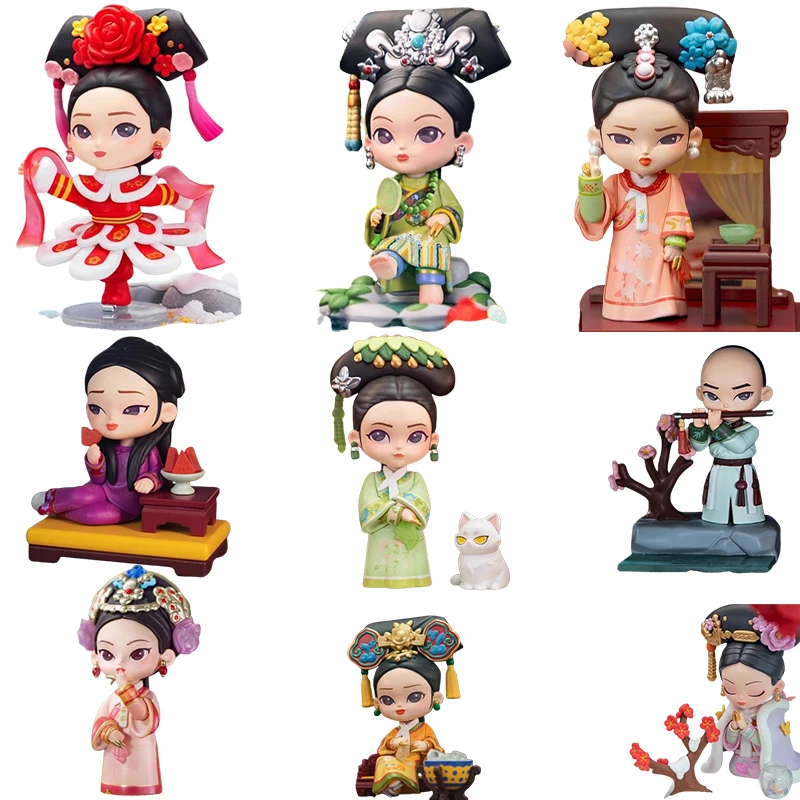 

Empresses In The Palace 2 Generation Blind Box Zhen Huanzhuan Mysterious Surprise Figure Anime Doll Model Toys Decoration Gift