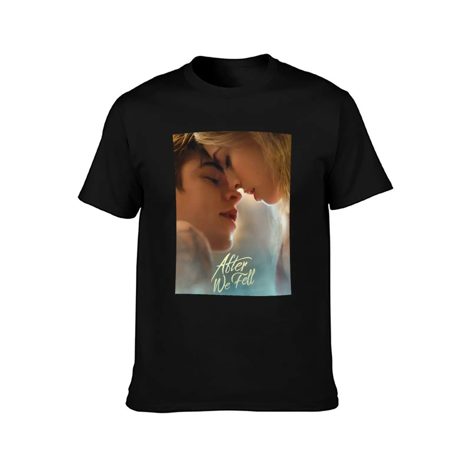 after we fell close up T-Shirt Sweat Resistant Workout Tee Shirt T-Shirt