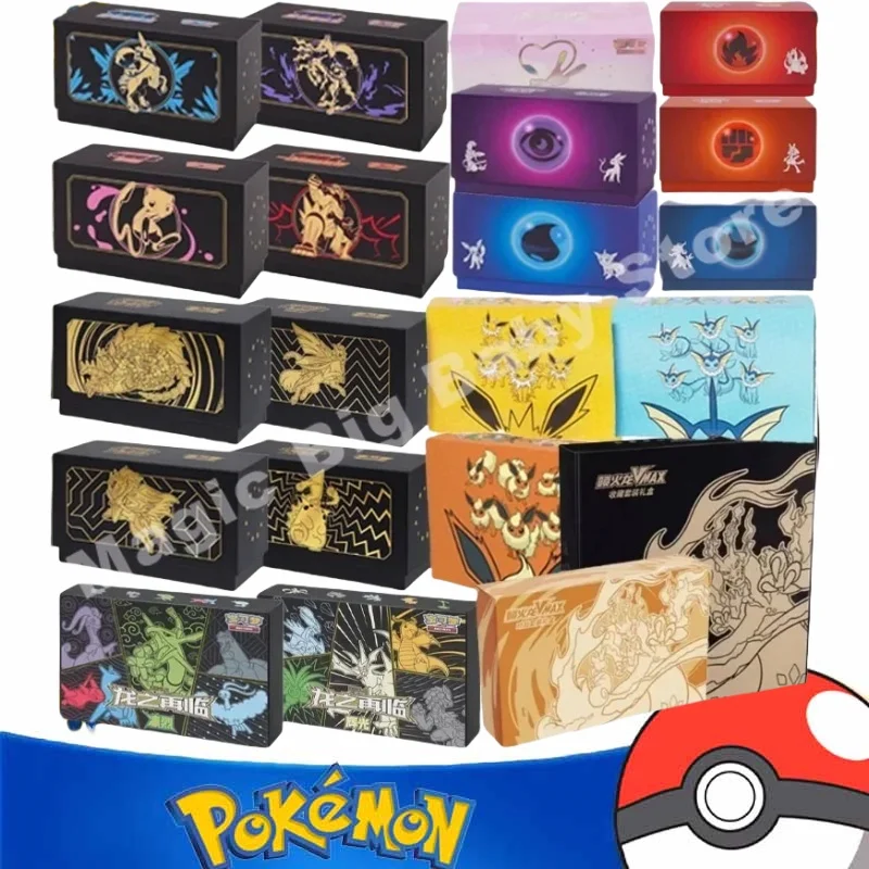 

Pokemon Cards Genuine Original Trading PTCG Chinese Collection Gift Box Replenish Bag Strengthen Bag Anniversary Child Gift