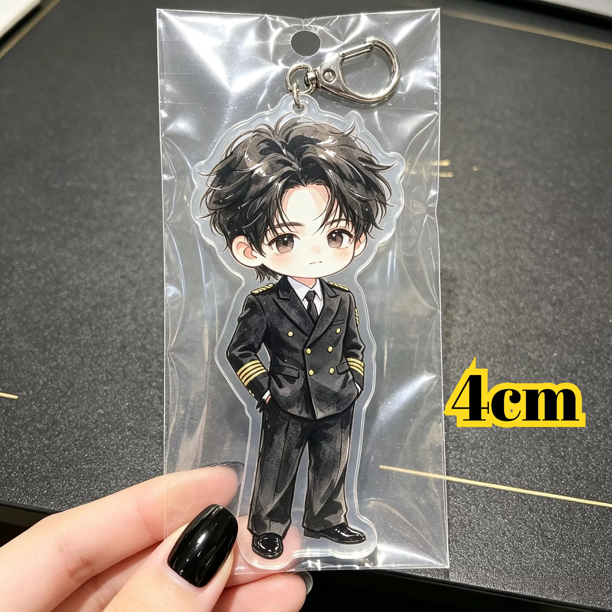 YunQi New Q-version Cloud Flag Bangkok Concert Supporting Acrylic Keychain 4cm