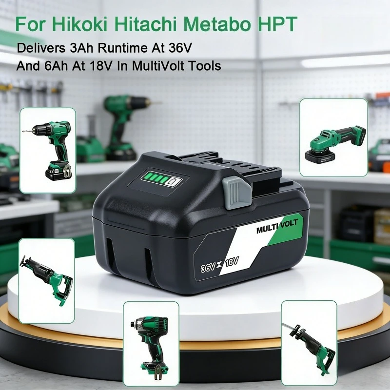 

For Hitachi BSL36A18 18V/36V MultiVolt Li-Ion Slide Battery & Replacement Rapid Charger UC18YFSL BSL1830 BSL1815 BSL1840 BSL1850