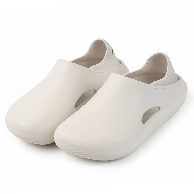 Men Slippers WaterProof Anti Skid Chef Shoe Breathable Slip on Casual Home Slippers Lightweight Beach Sandals Male Garden Clogs view 6