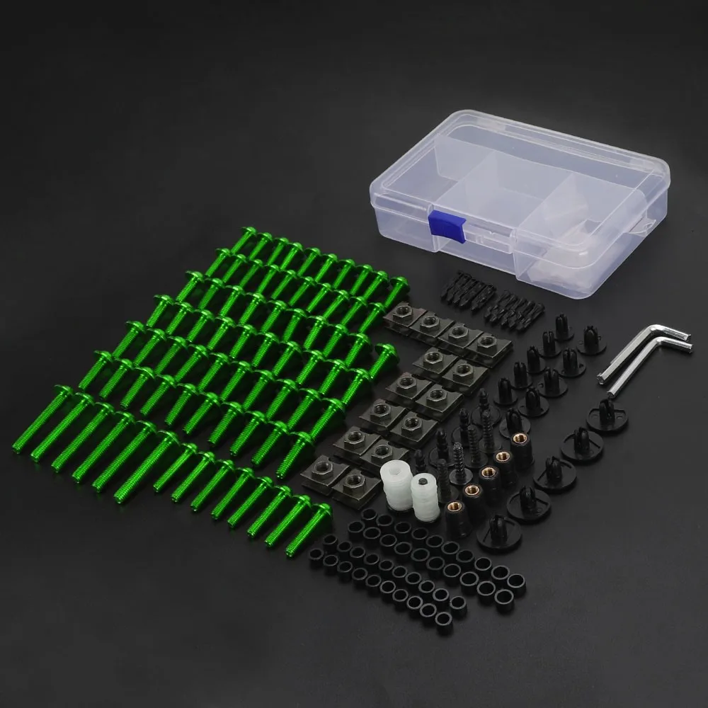 ل Zontes G1 125 ZT125 U 125 U1 Z2 U U155 كروس فاير 500 G1 155 250R 350E ZT دراجة نارية هدية مجموعة مسامير مسامير الألومنيوم باستخدام الحاسب الآلي #3