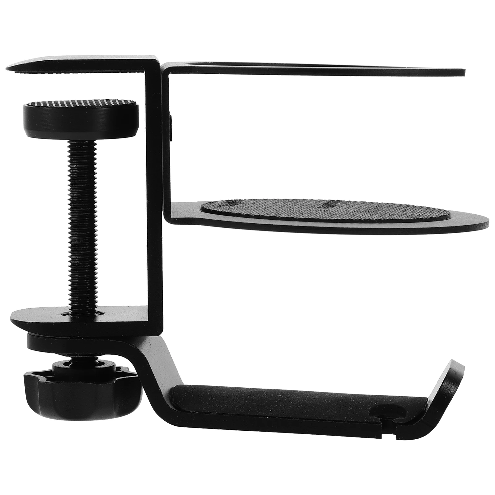 

Adjustable 360° Rotating Headset Stand Gaming Pc Accessories Headphone Holder Under Desk Cup Holder For Earphones Water Cups