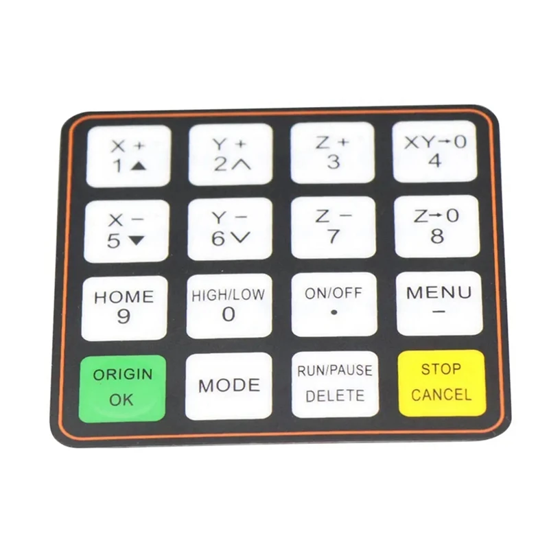 ABCA-For Richauto A11 A12 A15 A18 DSP CNC Controller Parts Key Film Button Shell