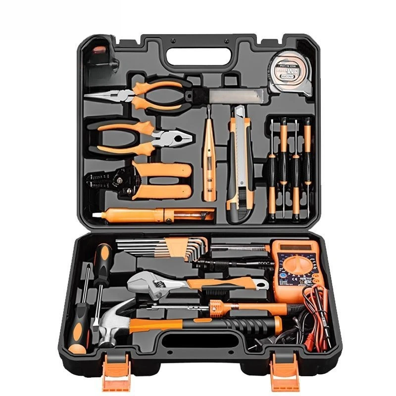Tool set: New electrician toolbox Student accessories home maintenance complete set