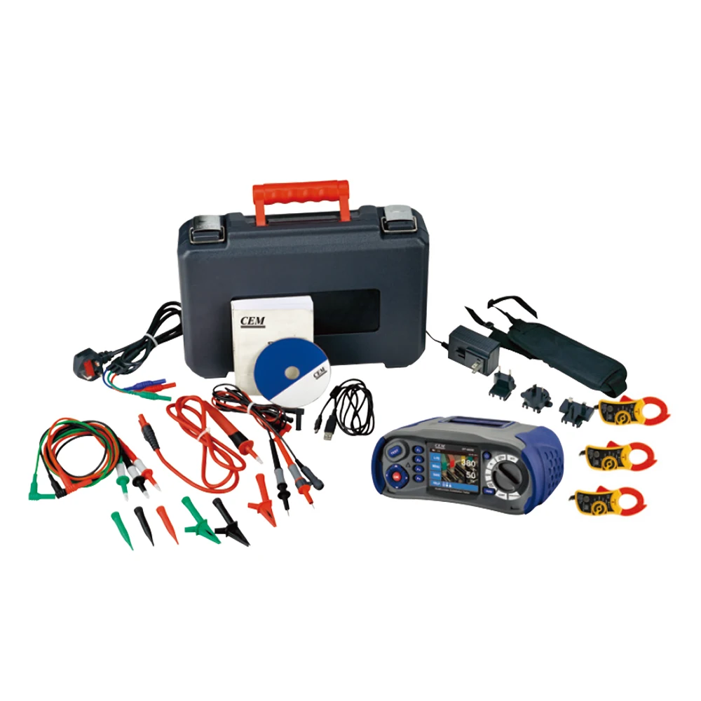6650 multifunctionele installatietester met lage OHM, continuïteit, LOOP-weerstand, RCD-testweerstandstester