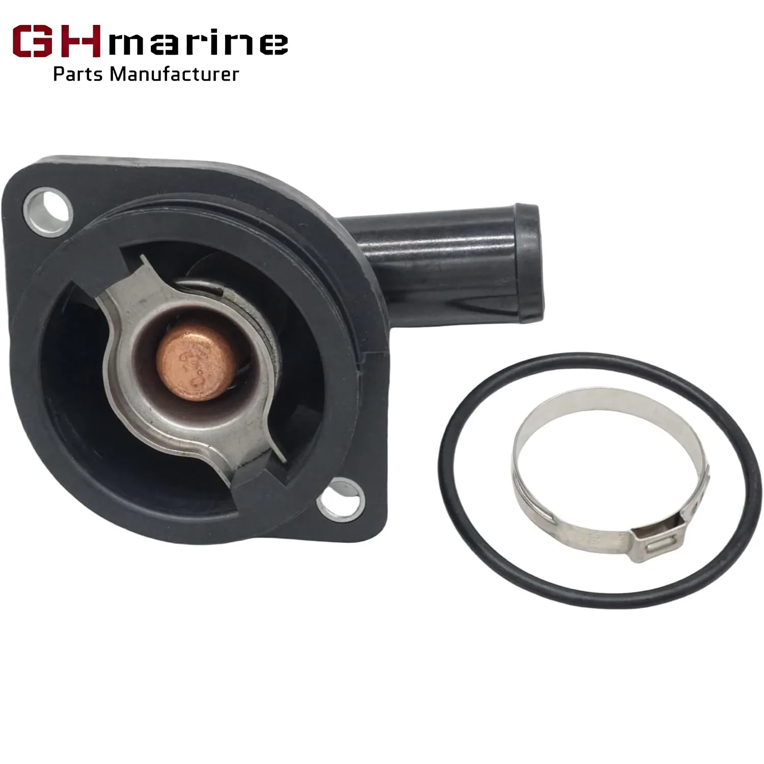 

8M0174561 892864T04 Термостат с комплектом корпуса для подвесных моторов Mercury Marine 135-300 л.с. Verado 18-3631