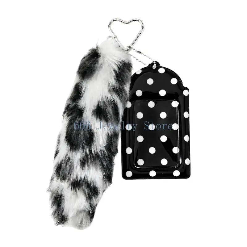 F2TD Bag Charm Tail Keychain with a Soft Stitched Body, Integrated Alloy Hardware, and Textured Detail for Keys and Backpacks