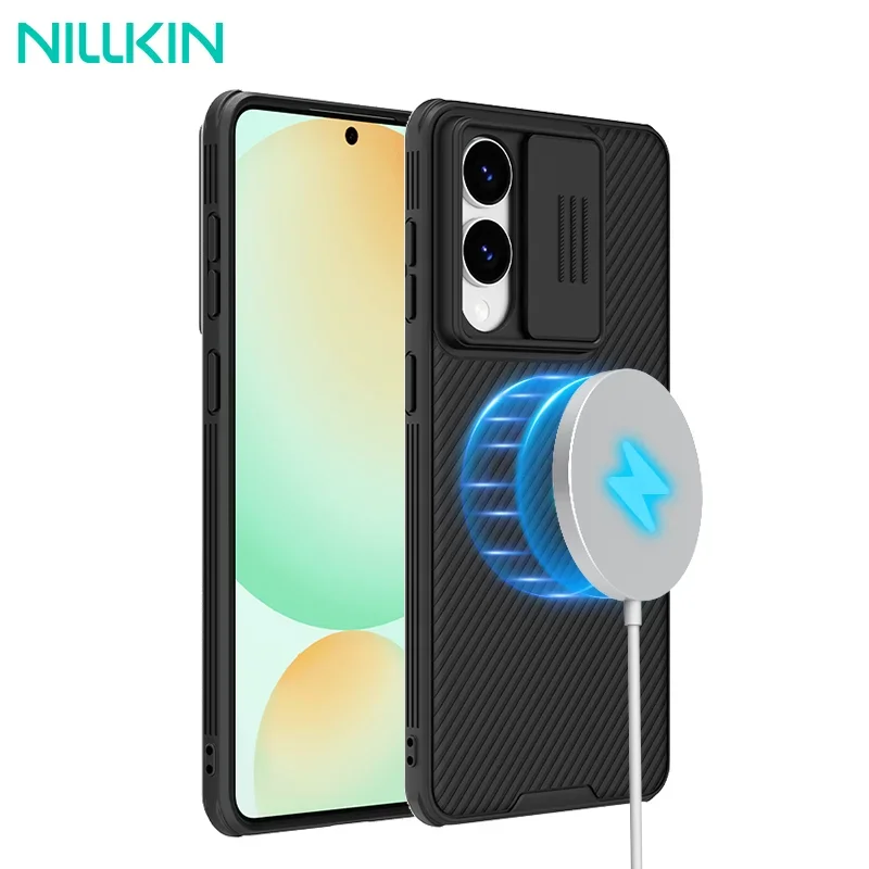 For Samsung Galaxy S25 Edge MagSafe Case NILLKIN CamShield Pro Camera Protection Wireless Charging Back Cover For Galaxy S25Edge