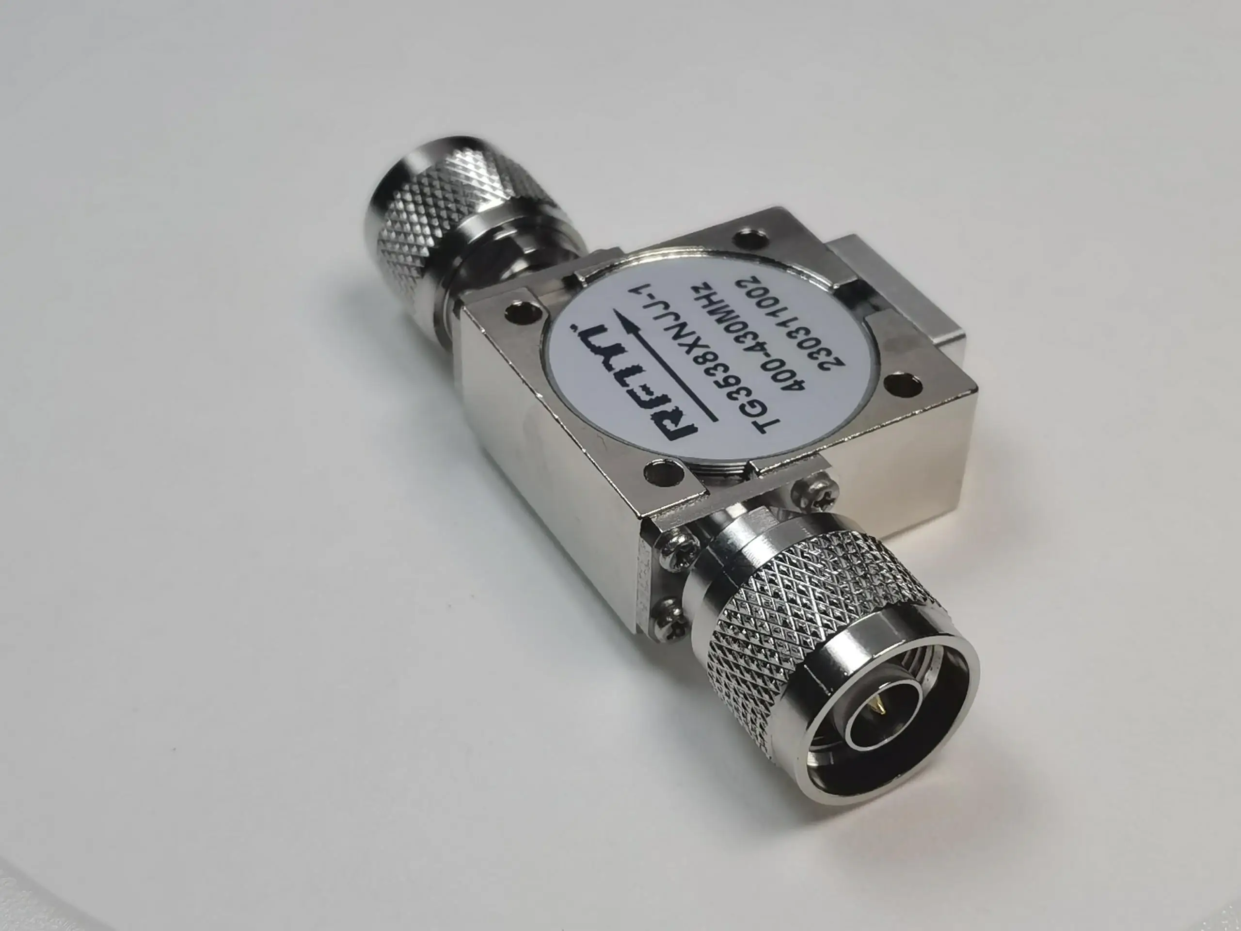 TG3538XNJJ-1 400-430 MHz(full) Low Insertion Loss RF Coaxial Isolator ISOL with N/TAB Connector