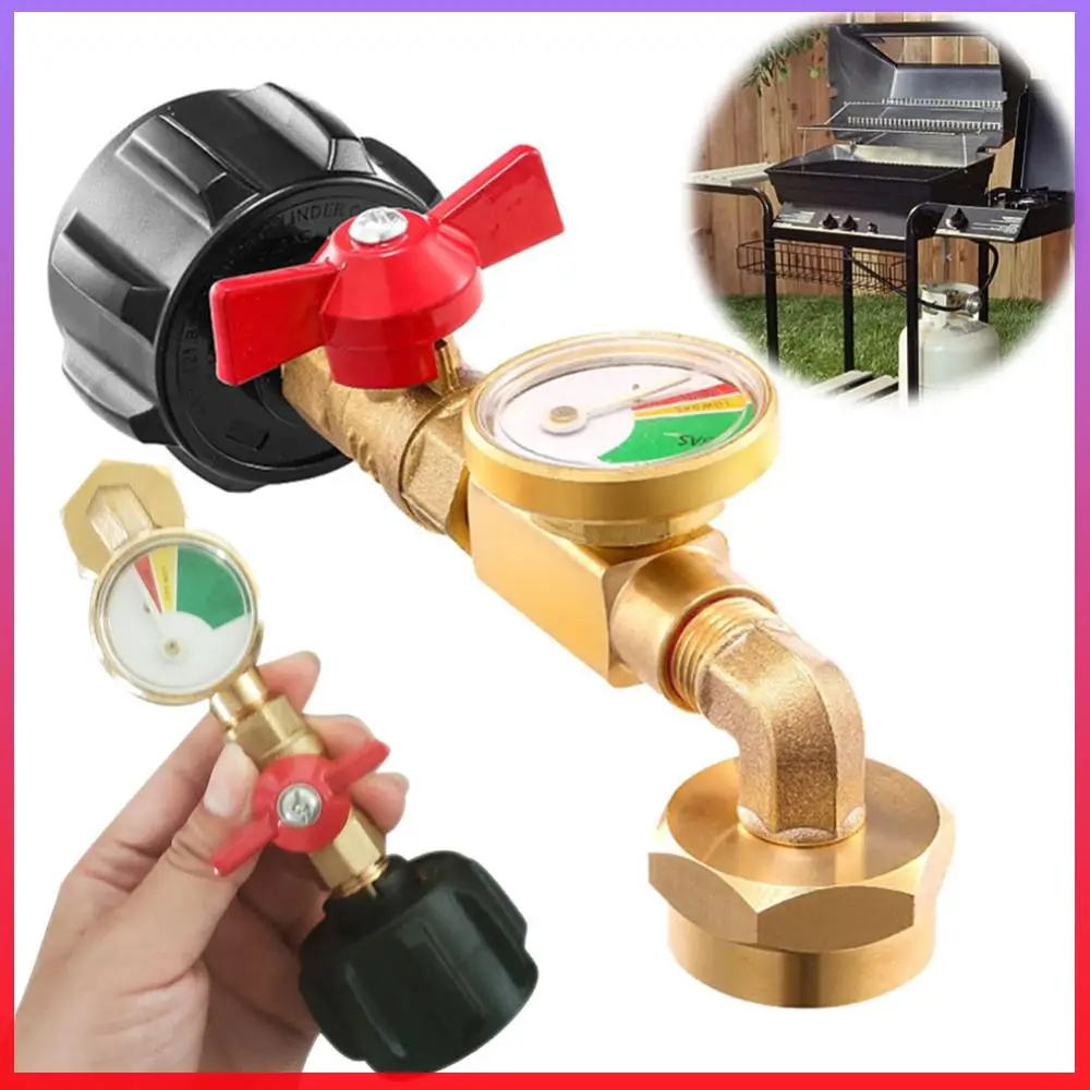 

QCC1 Propane Refill Adapter with ON/Off Control Valve Propane Refill Pressure Adapter for Camping Grill 1LB Bottle Refilled