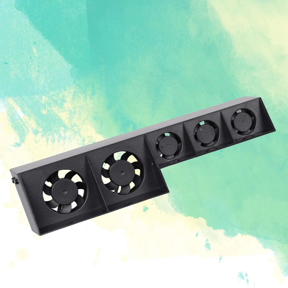 

Cooling Fan for 4 Black Automatic Temperature Control Below 38 Celsius External Cooler Fan Accelerate Ventilation