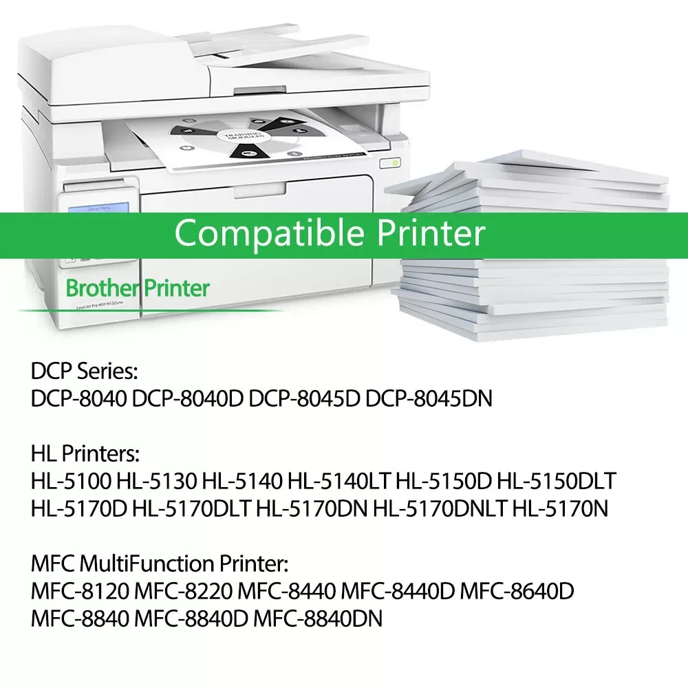 1 DR510 Drum 1 TN570 Toner For Brother MFC-8220 8440 /D 8120 8840 /D/DN Printer