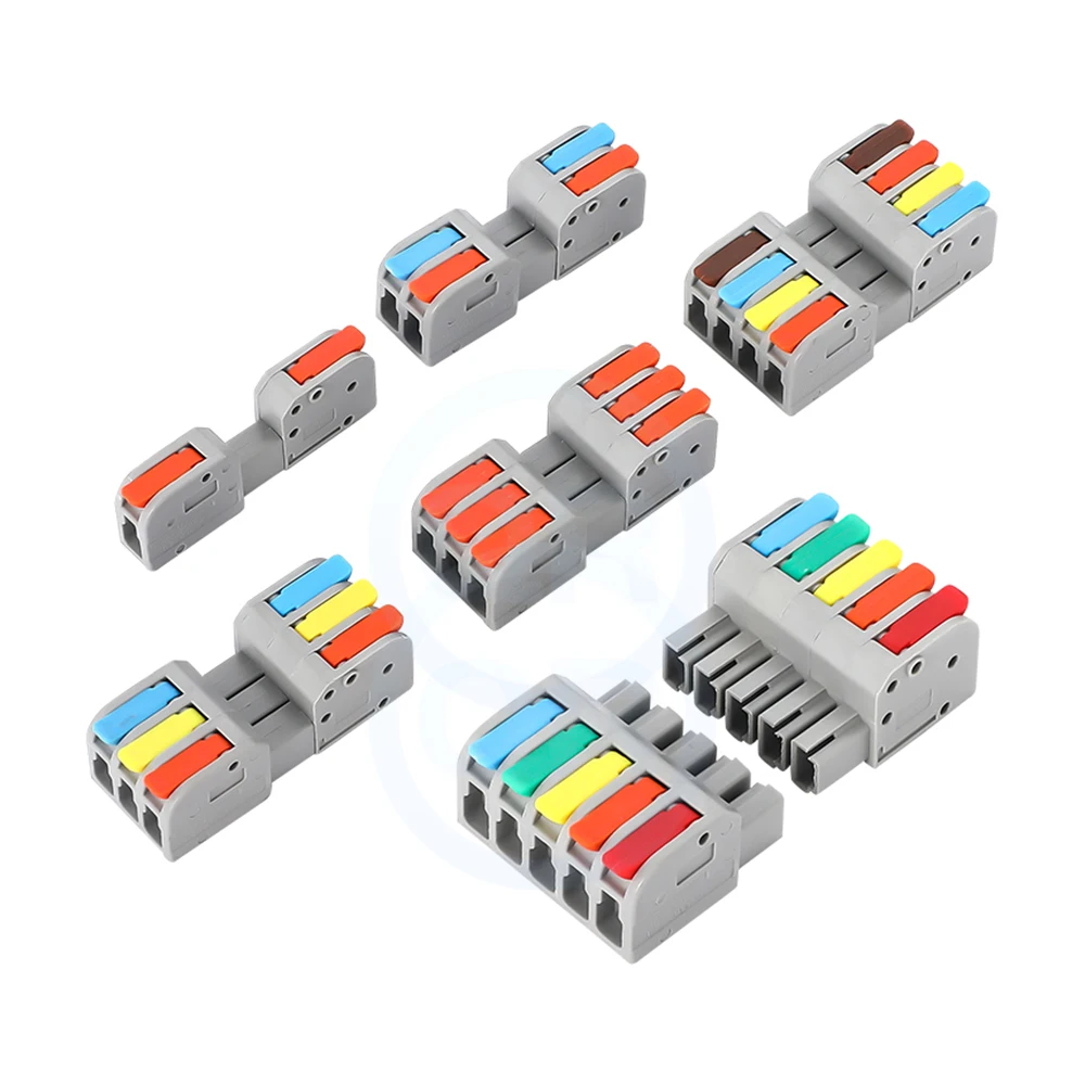 10 Pcs Separable Combination 1-12 Positions Docking Plug-in Quick Terminal DF-2604D