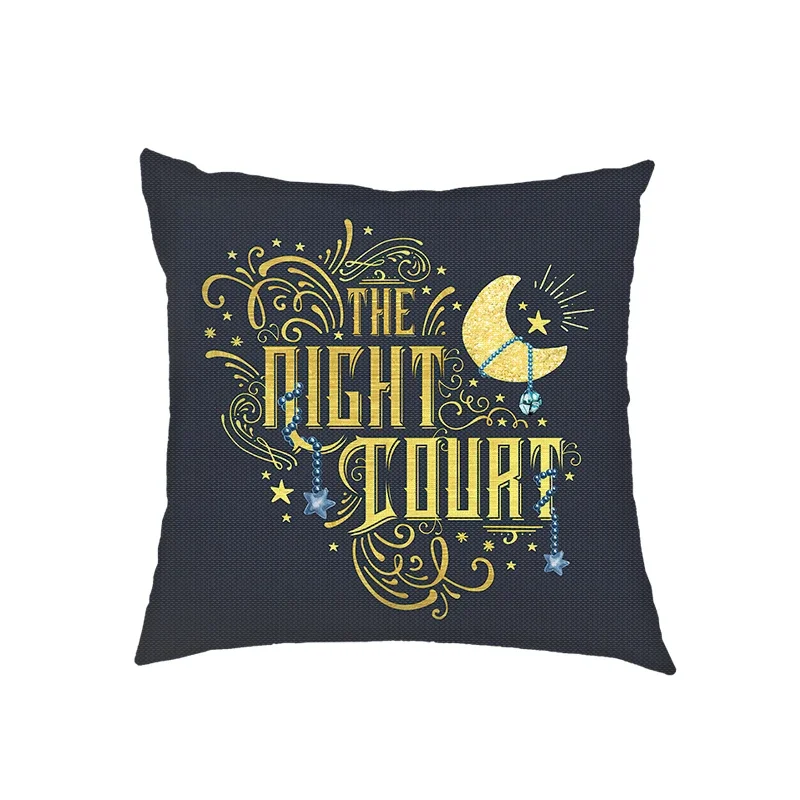 Acotar Velaris Print Cushion Covers Night Court Prythian Pillowcase Sofa Home Decor SJM City of Starlight Throw Pillow Cover