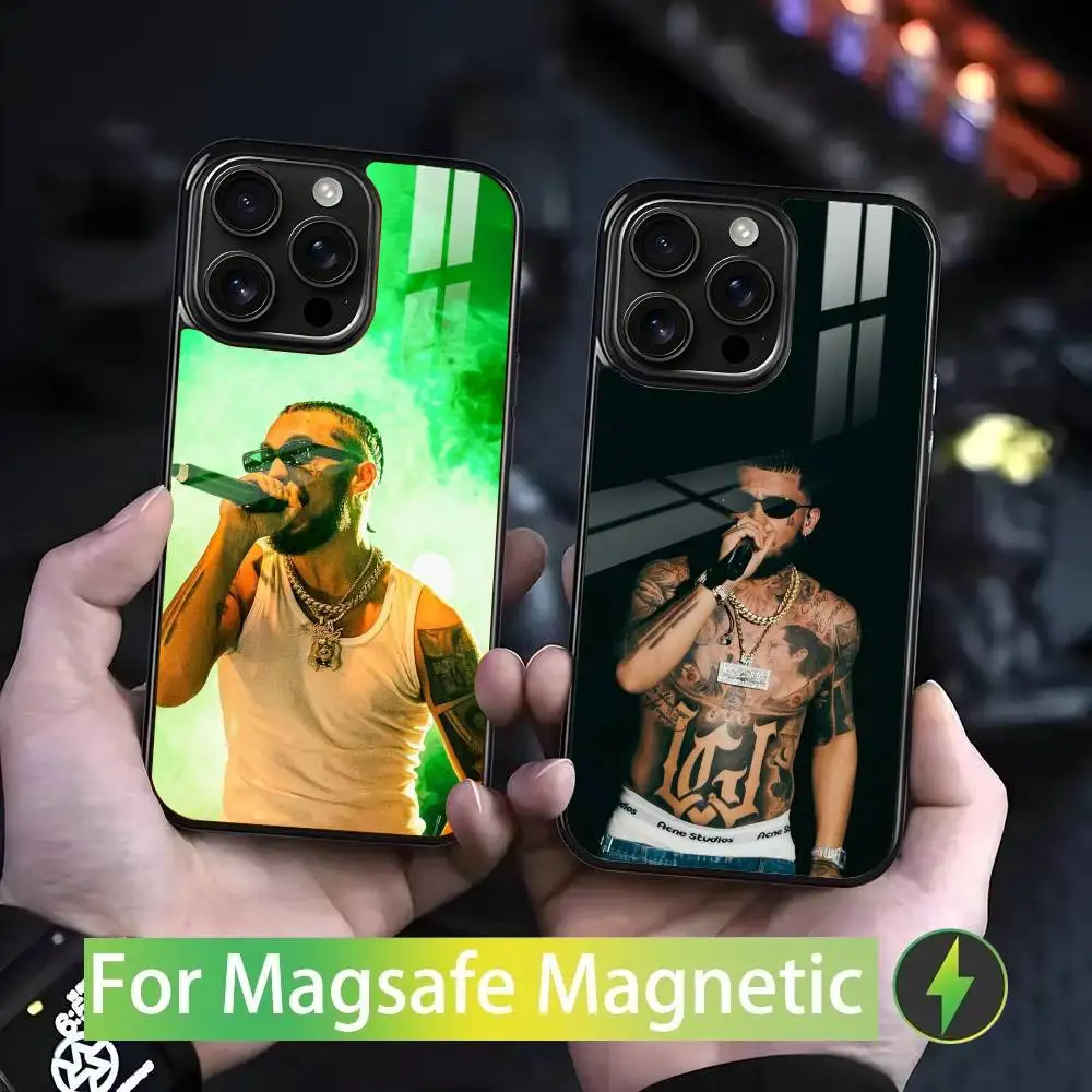 

Stylish J-Jc R-Reyes For iPhone 17,16,15,14,13,12,11,Pro,Max,Plus,Mini,SE4,E Magnetic Magsafe Wireless Charging