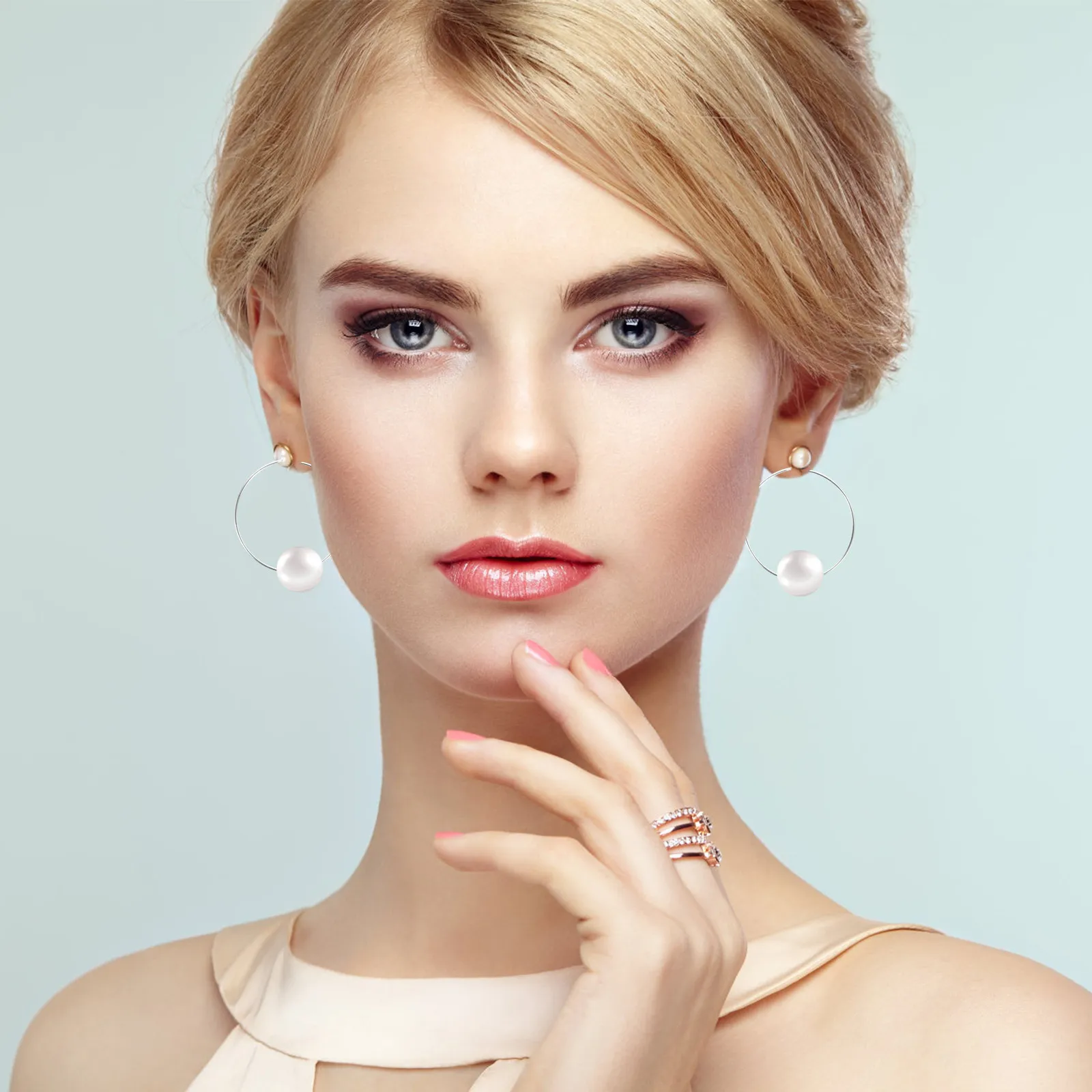 

150 шт. металлических компонентов для изготовления серег: круглые основы для серег-колец, стильные, легкие, блестящие, для рукоделия