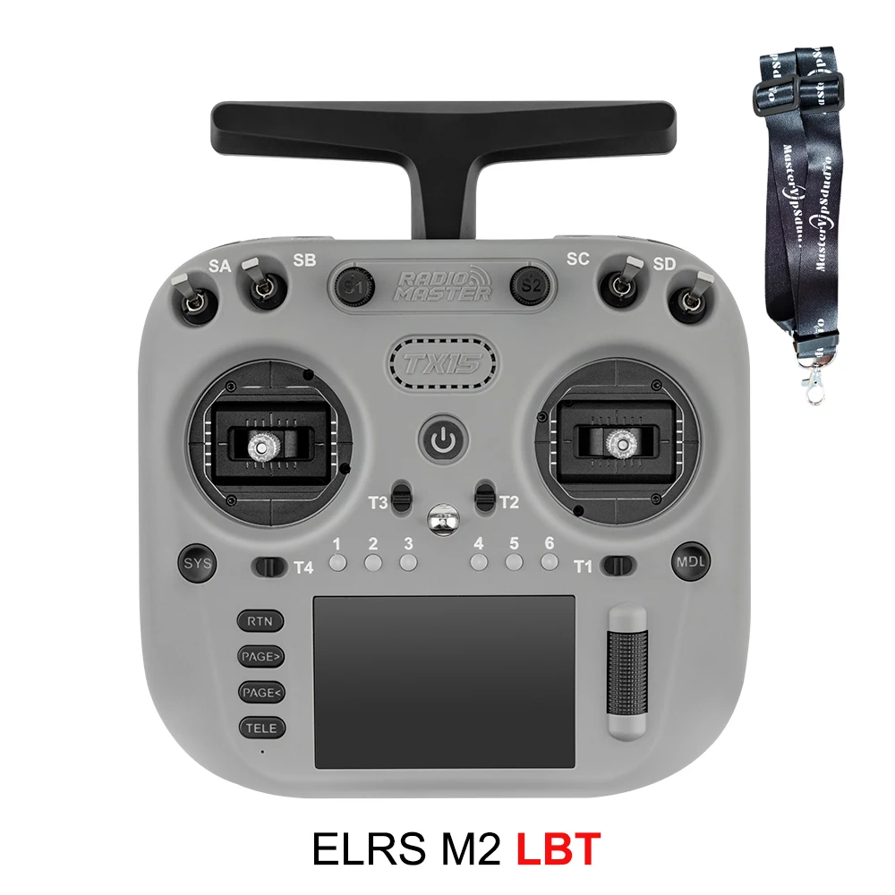 Radiomaster TX15 16ch 3.5inch IPS Touchscreen V5.0 Hall Gimbals Radio Controller ELRS FCC/LBT Built-in Gyro Microphone