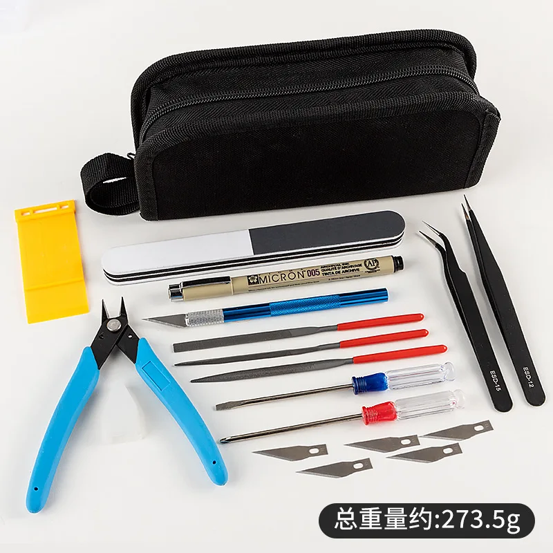 Model Building Tool Kit - Essential Tools for Gundam Car Architectural Model Assembly Hobby Supplies