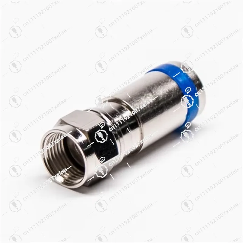 Compressed Brass UK System 75-5f Male RF Metal Connector Plug Crimp RG59/6 Cable 50