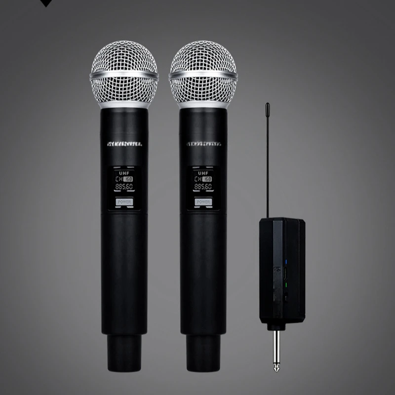 Universal Wireless Microphone Microphone with Receiver Stage Home Ktv Special K Song Singing Outdoor