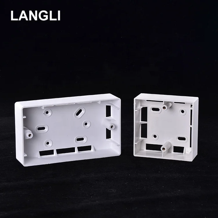 Pattresses Boxes BS Switch Flush Mount Electrical PVC Junction Wall Switch Box