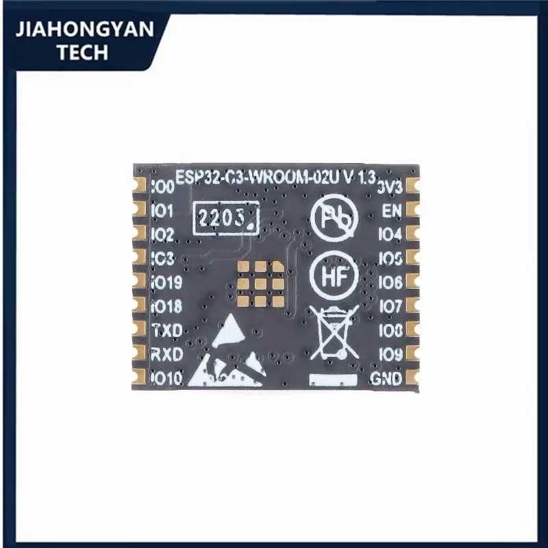 Módulo inalámbrico Bluetooth BLE5.0, WiFi, 2,4 GHz, ESP32-C3-WROOM-02U-N4, Original