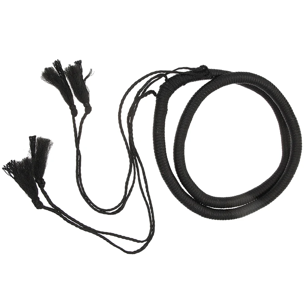 Bandana Headband Clothes for Men Scarf Rope Middle East Black Pu Arab Man Apparel