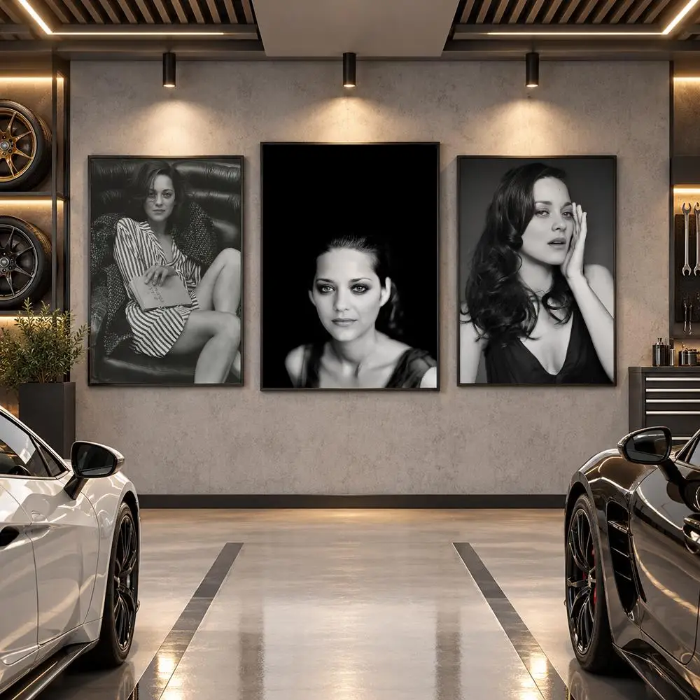 Actress M-Marion Cotillard Poster Wall Art Sticker For Living Room Bedroom Bar Home Decor Mural Painting Decoration