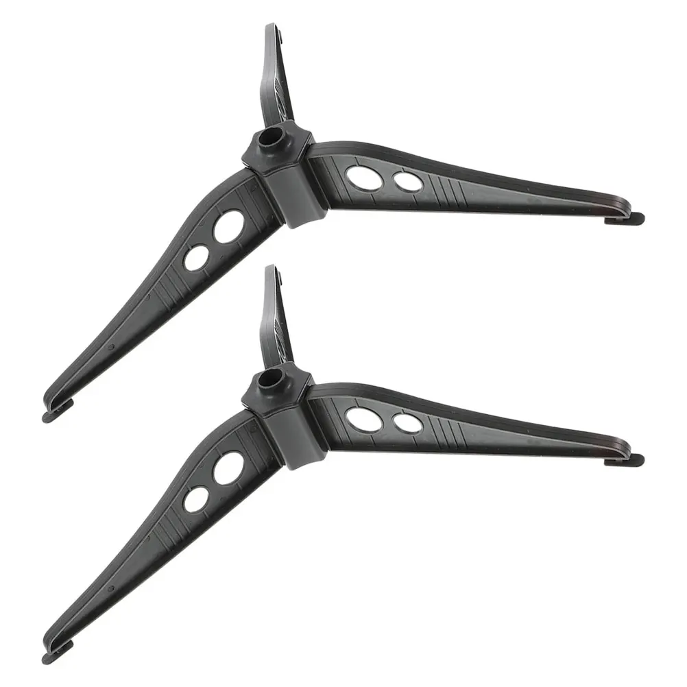 

2Pcs Christmas Tree Stand Base Plastic Feet Triangular Iron Frame Replacement Artificial Tree Stand Indoor Holiday Decor Folding