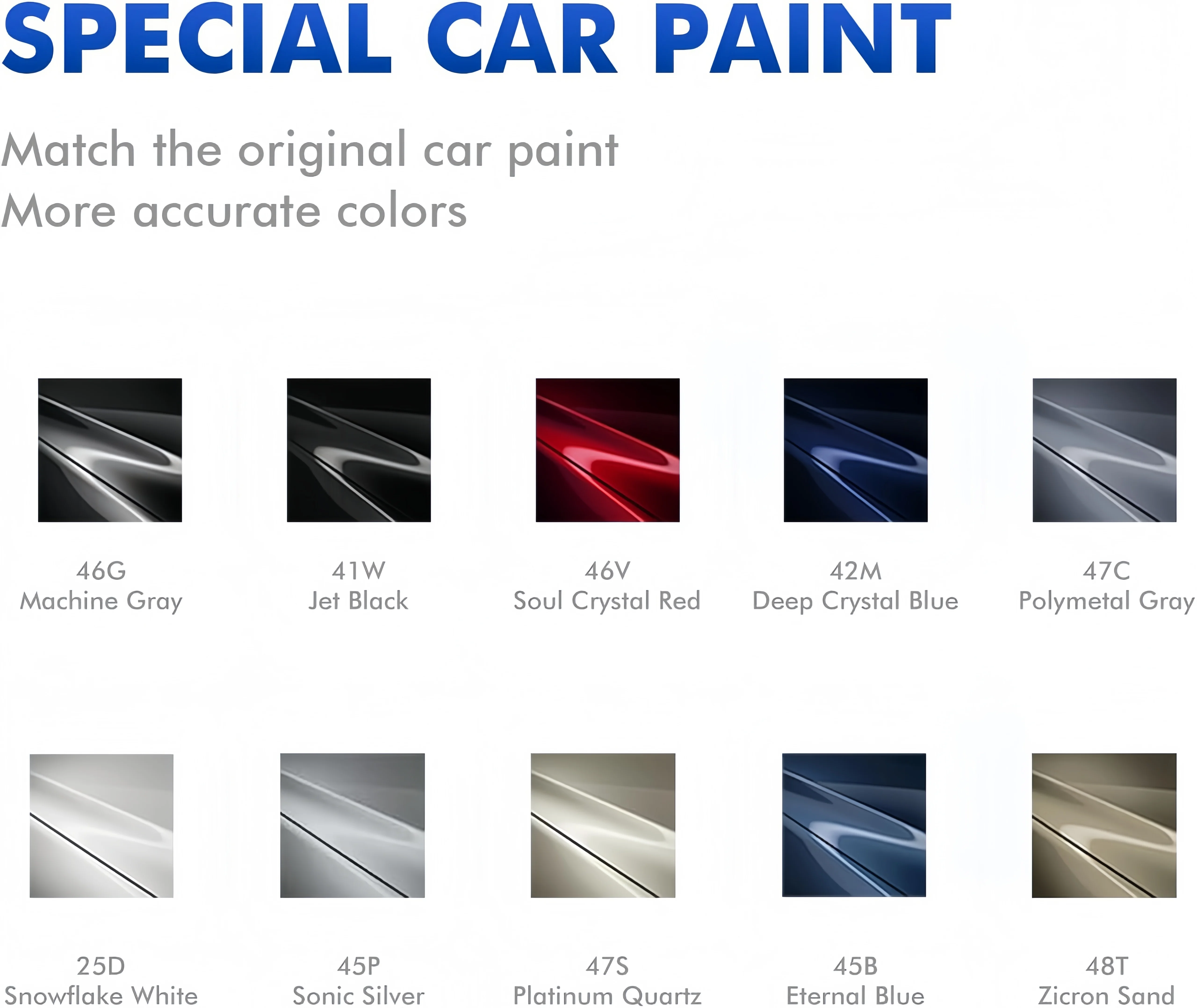 for Mazda Touch Up Paint Kit W/ 2K Clear Coat - Exact Match 41V Jet Black, 46Y Soul Red - Chip Scratch Repair
