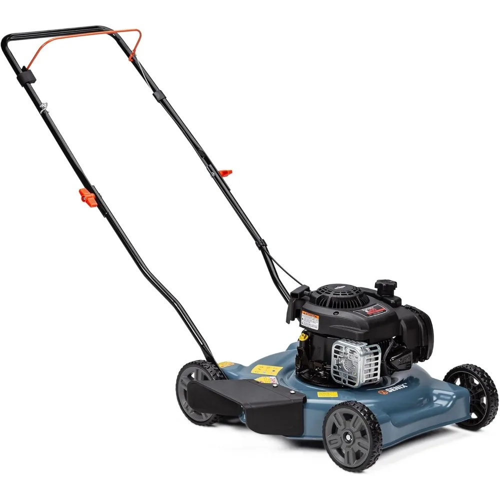 

Gas Lawn Mower with 125 cc 4-Cycle Briggs & Stratton Engine, Side Discharge, 3-Position Manual Height Adjustment