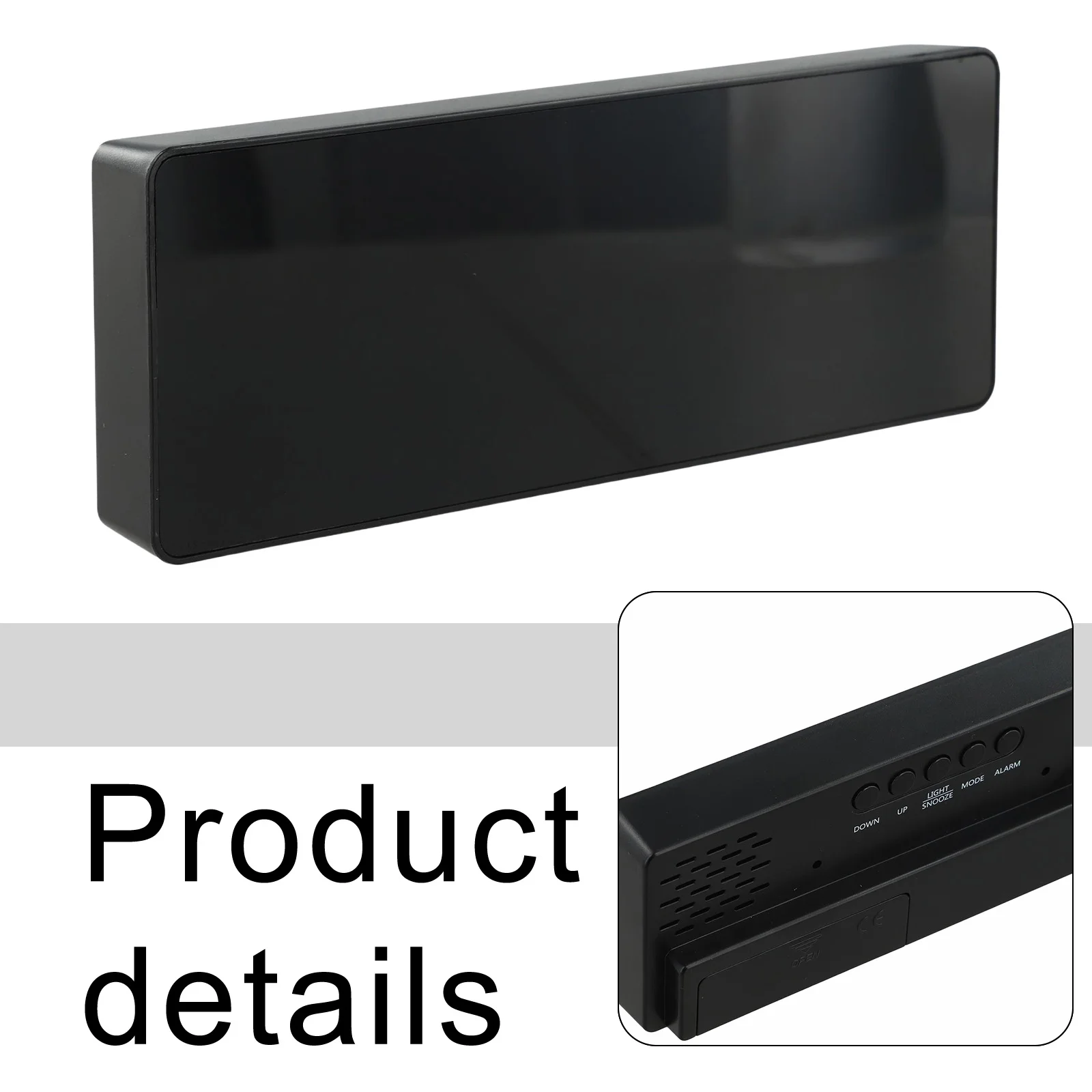 LED Screen Digital Alarm Clocks Living Room Smart Home Table USB Cable User Manual Bedside Desktop Electronic Clock Creative