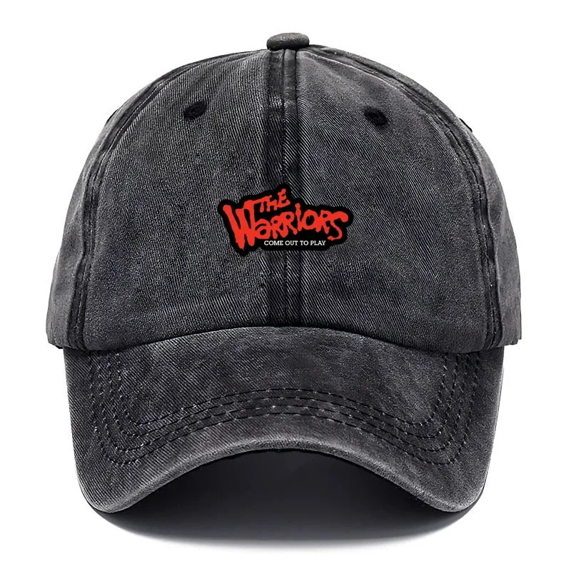 Postarzana czapka typu trucker dla mężczyzn i kobiet, styl uliczny, bawełniana czapka, miękka czapka, cytat z gry, vintage, sprana bawełniana czapka baseballowa, regulowana