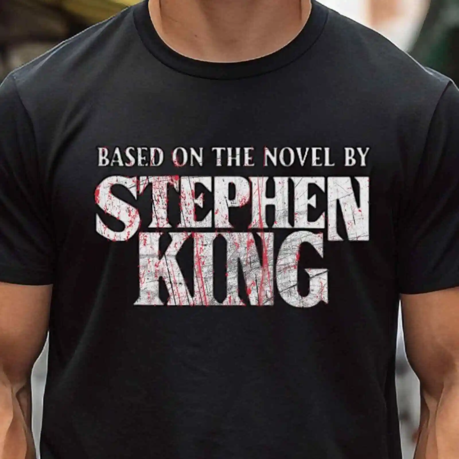 

Stephen King T shirt Tshirt T-shirt Vintage Aesthetic Tee Based on the Novel by