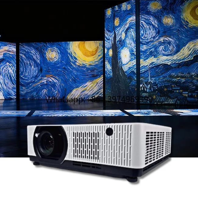 7800 Lumen 3LCD Laser Projector WUXGA 4K Supported Portable Professional for Immersive Exhibition 360 Projection Light Show