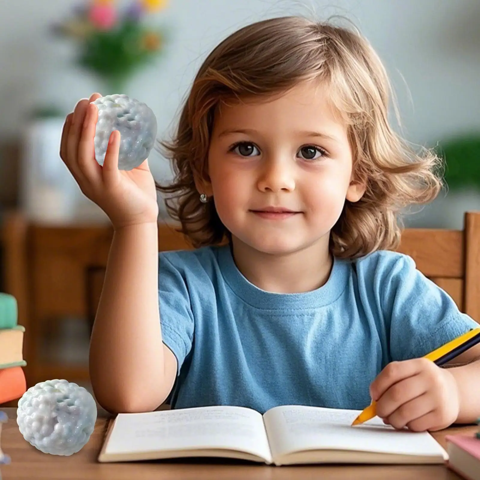 الإجهاد الإغاثة ضغط الكرة تململ لعبة ضد الإجهاد ألعاب حسية للبالغين الاطفال لينة بطيئة ارتفاع إسحق صاخبة كرات الإجهاد هدية