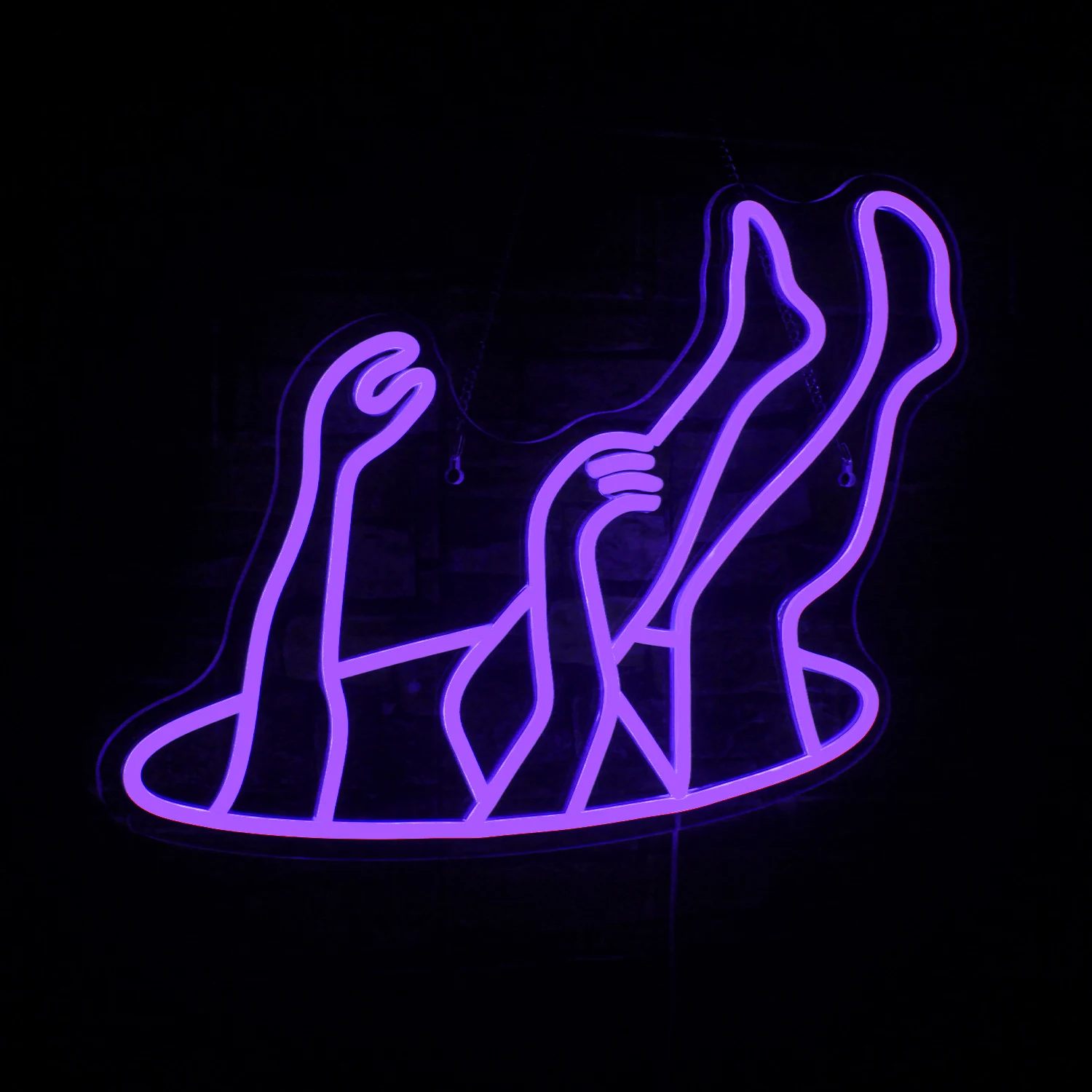 Vallen Naar Beneden Neon Bord Creatief Ontwerp Logo Kamer Decor Led Verlichting Voor Slaapkamer Home Bars Club Party Gepersonaliseerde Kunst Wandlamp