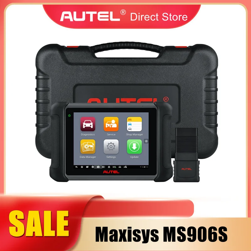 Autel MaxiSys MS906S Automotive Full System Diagnostic Tool OE-Level Support Advance ECU Coding Upgrade of MS906