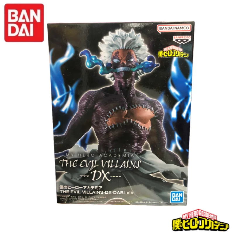 

В наличии 100% оригинальная фигурка Bandai Banpresto The Evil Villains DX My Hero Academia Dabi, модель аниме-персонажа