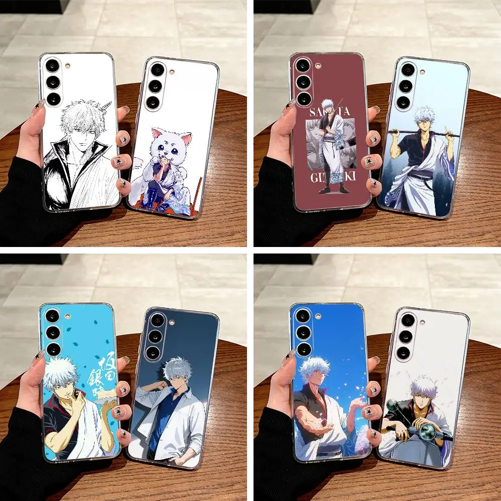 

G-Gintama-Gintoki Sakata Clear Soft Silicone Phone Case for Samsung Galaxy A71, A70, A52, A51, A40, A30