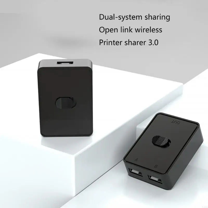 USB Printer Sharing Adapter Seamlessly Share Printing Access Between Two Computers 